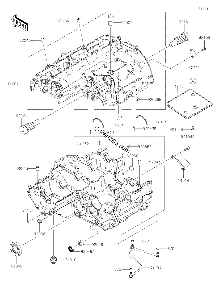 Diagrama de CRANKCASE