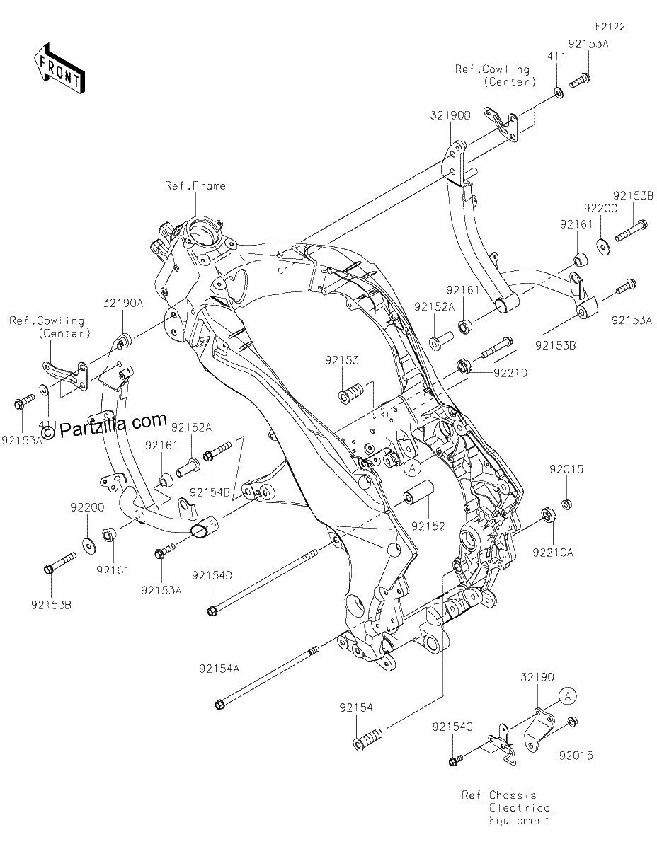 Diagrama de ENGINE MOUNT