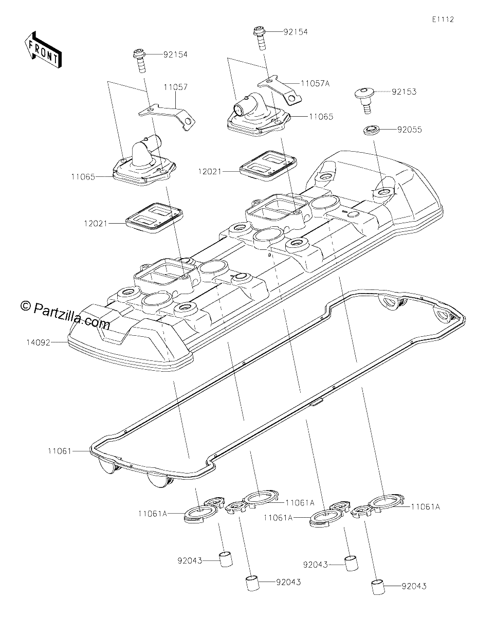 Diagrama de CYLINDER HEAD COVER