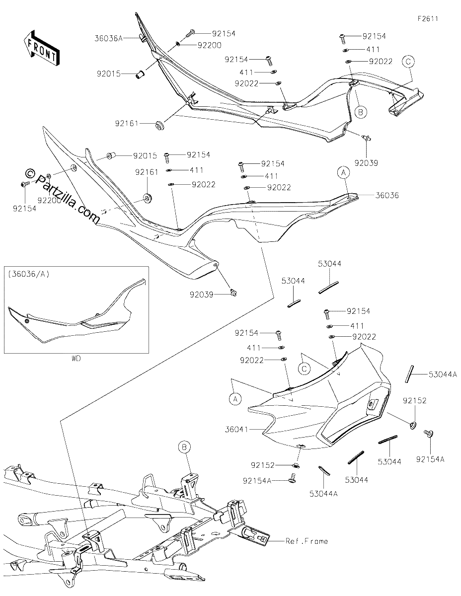 Diagrama de SIDE COVERS