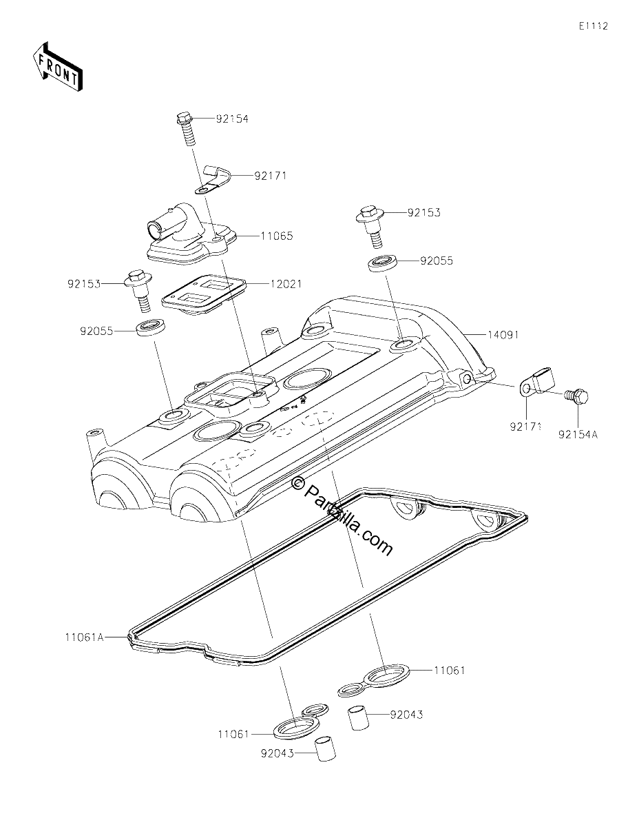 Diagrama de CYLINDER HEAD COVER