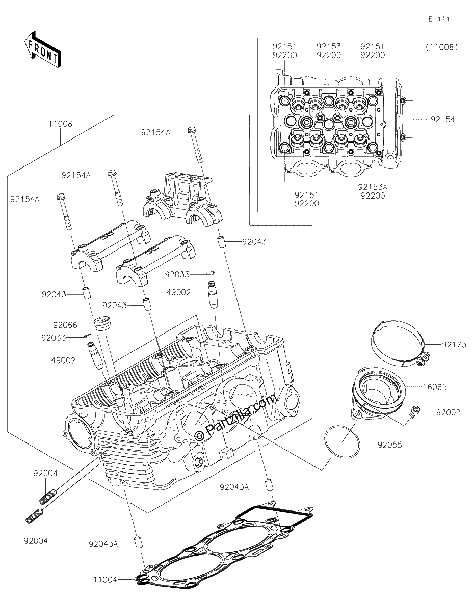 Diagrama de CYLINDER HEAD