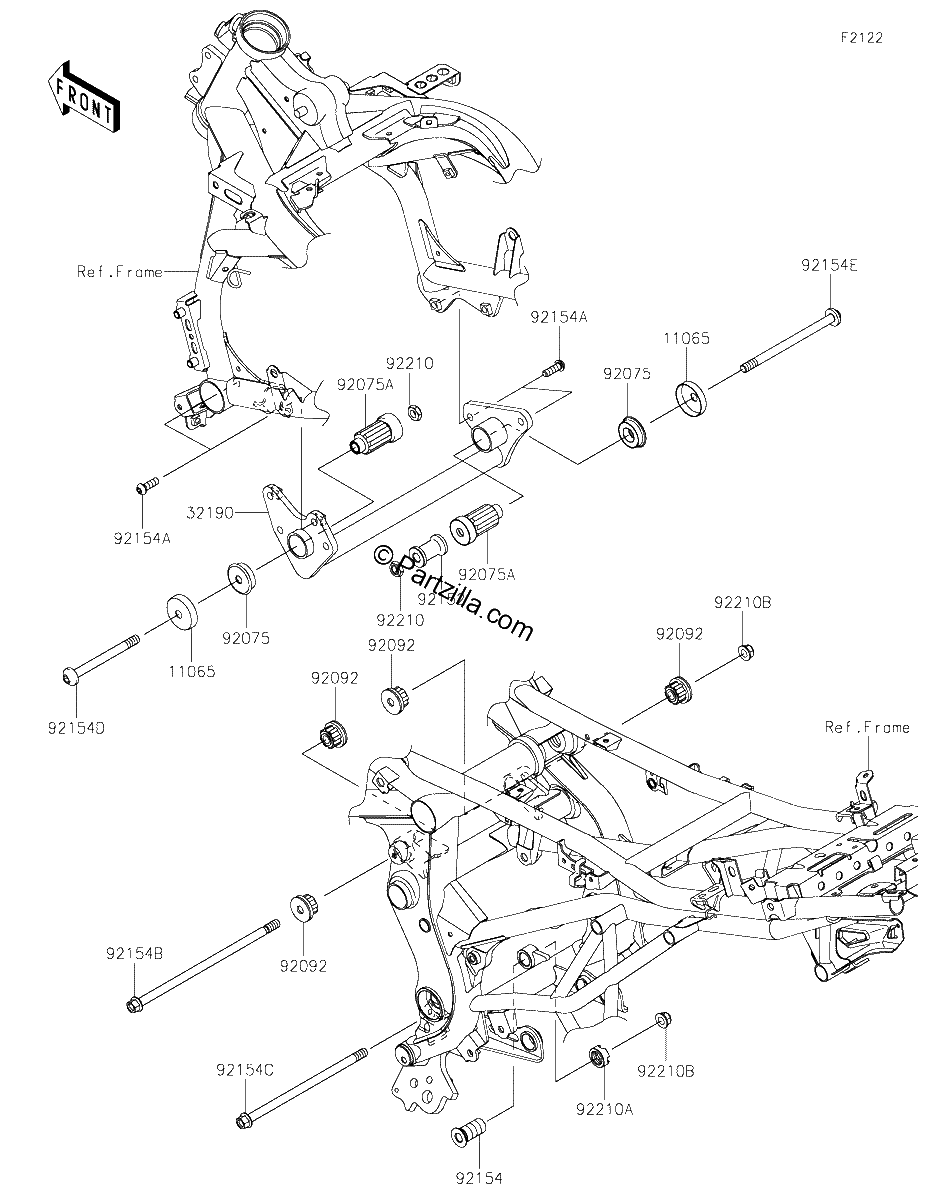 Diagrama de ENGINE MOUNT