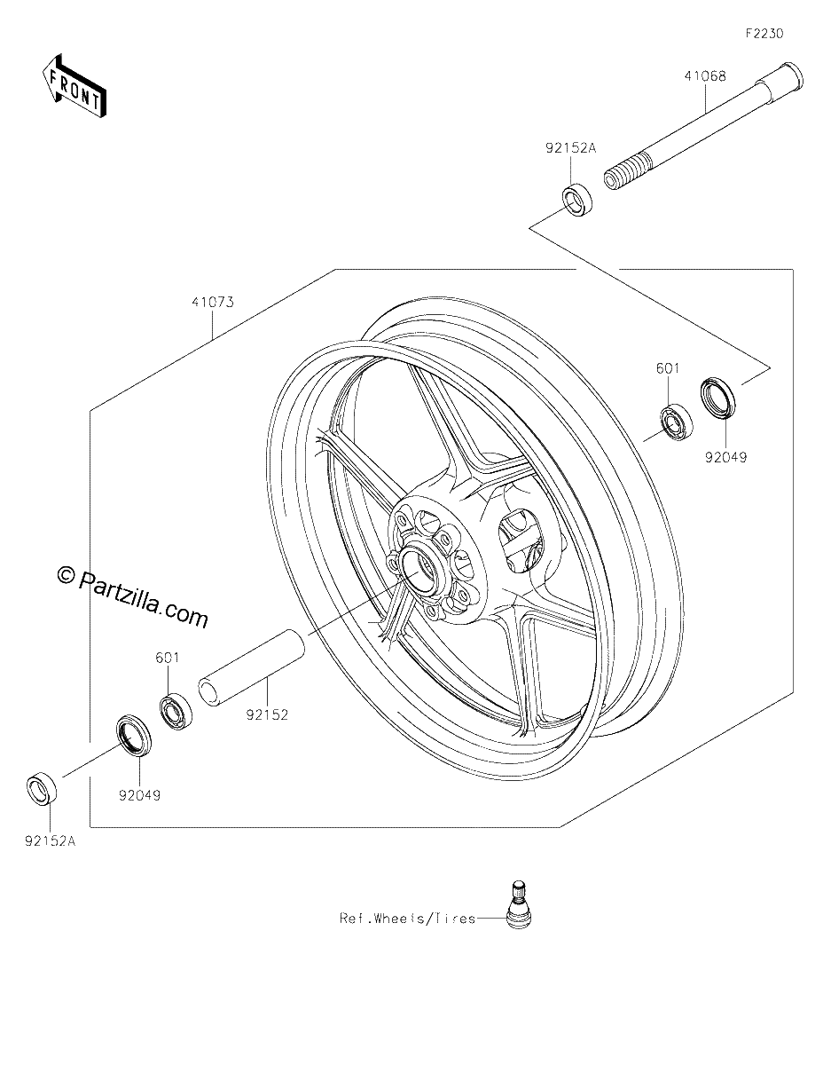 Diagrama de FRONT HUB