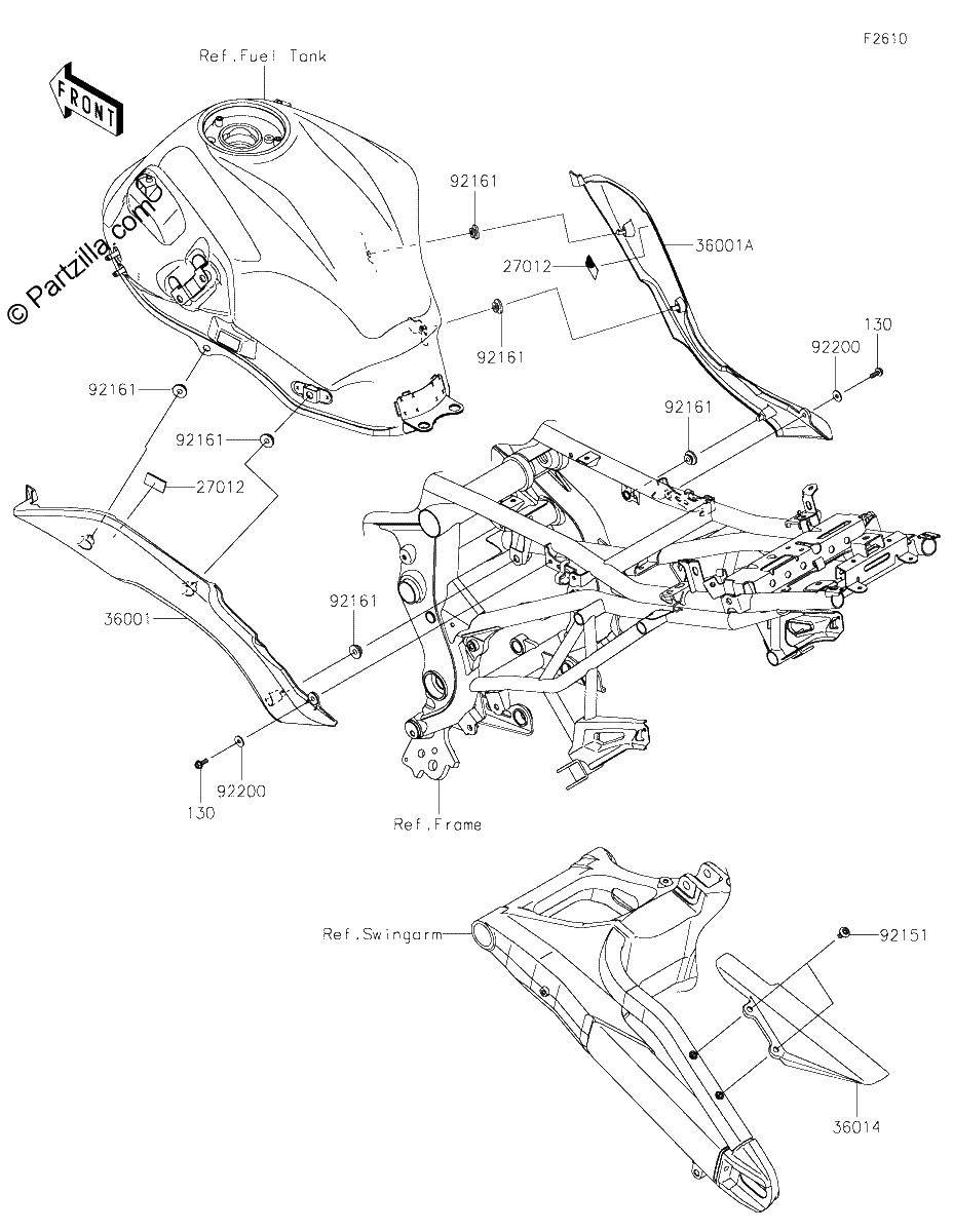 Diagrama de SIDE COVERS CHAIN COVER