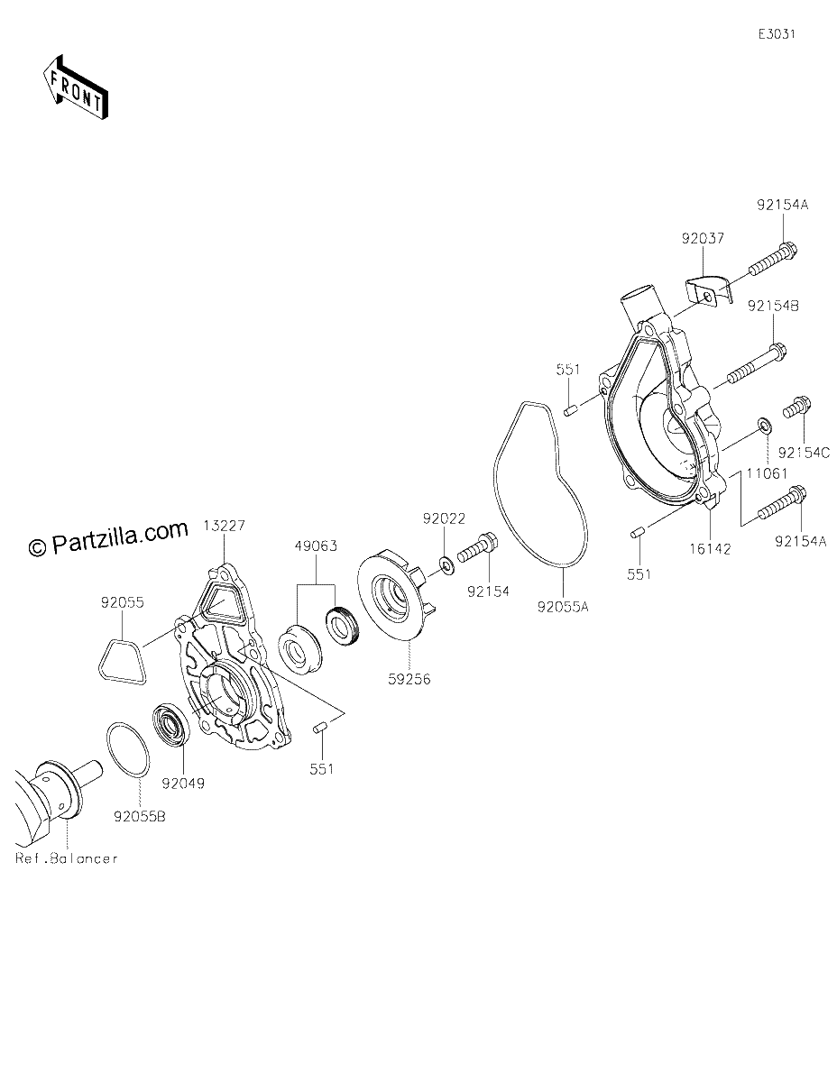 Diagrama de WATER PUMP