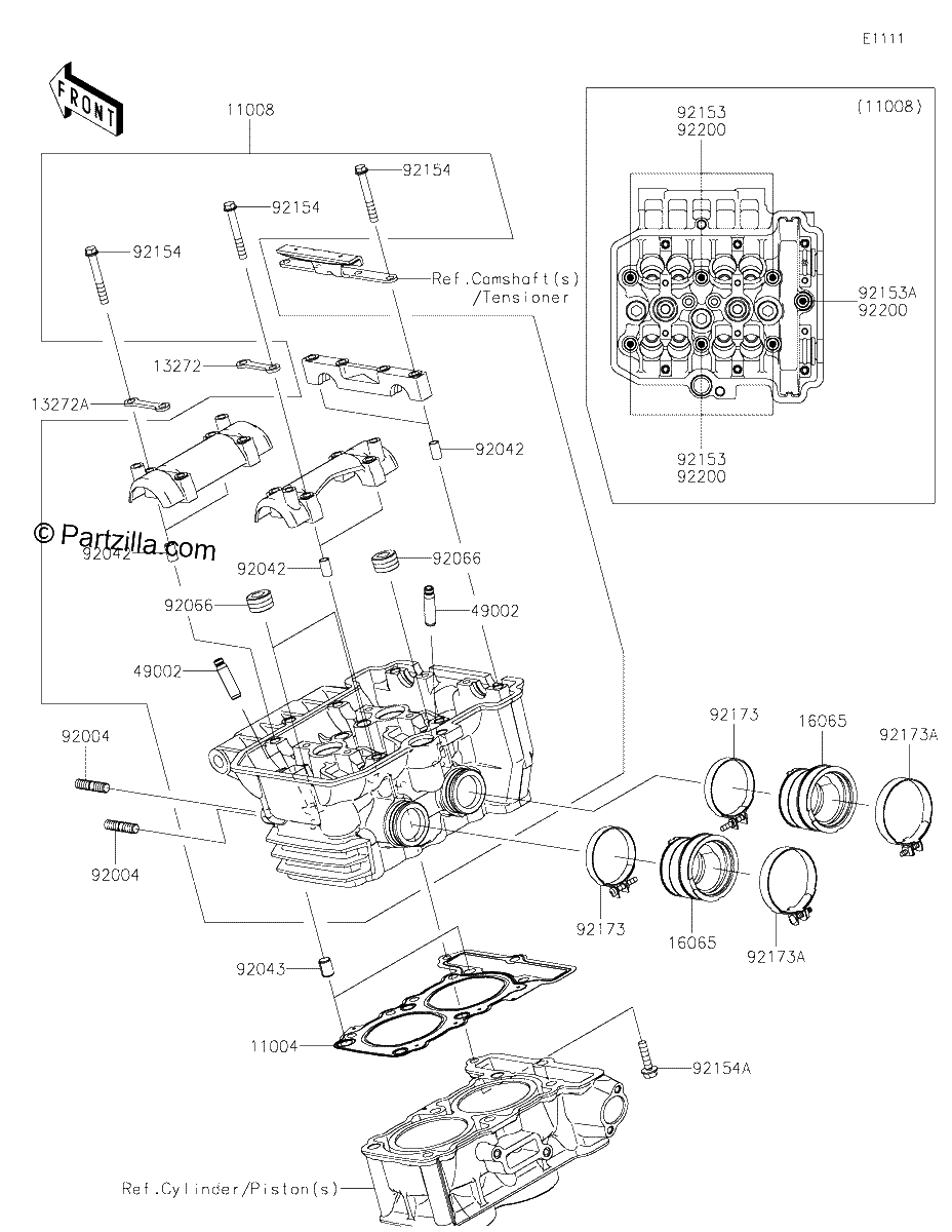 Diagrama de CYLINDER HEAD