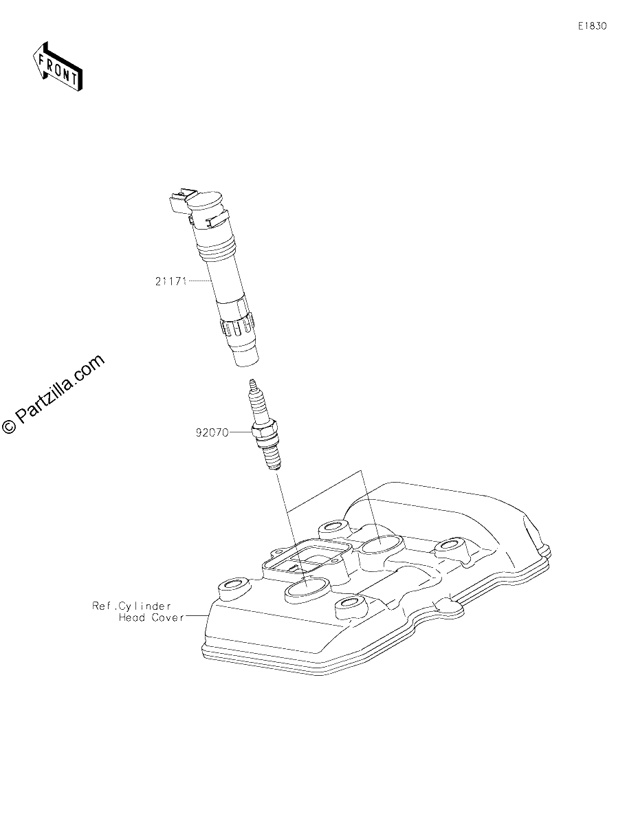 Diagrama de IGNITION SYSTEM