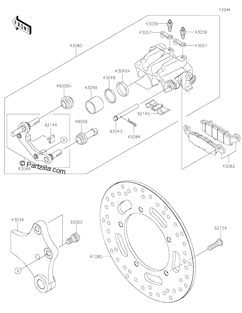 Diagrama de REAR BRAKE