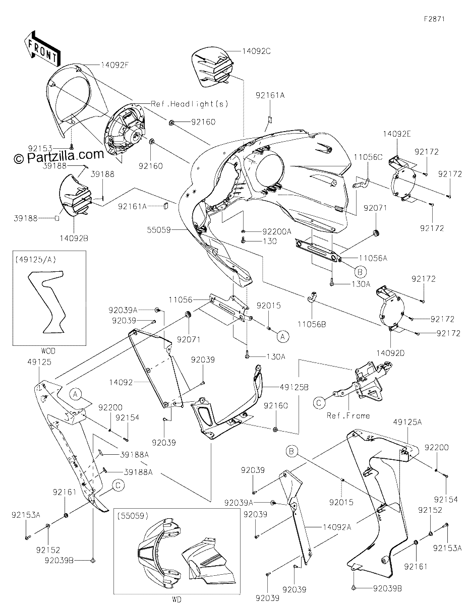 Diagrama de COWLING OUTER