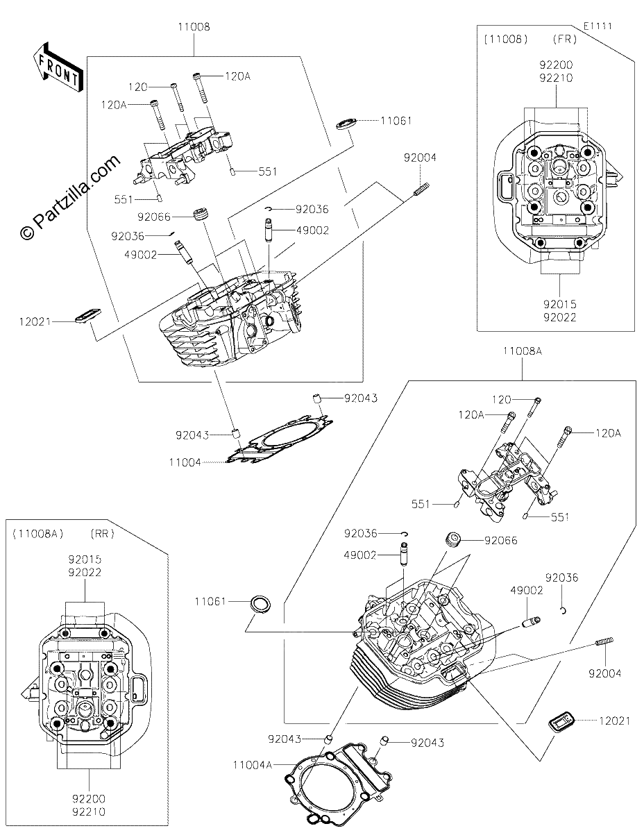 Diagrama de CYLINDER HEAD