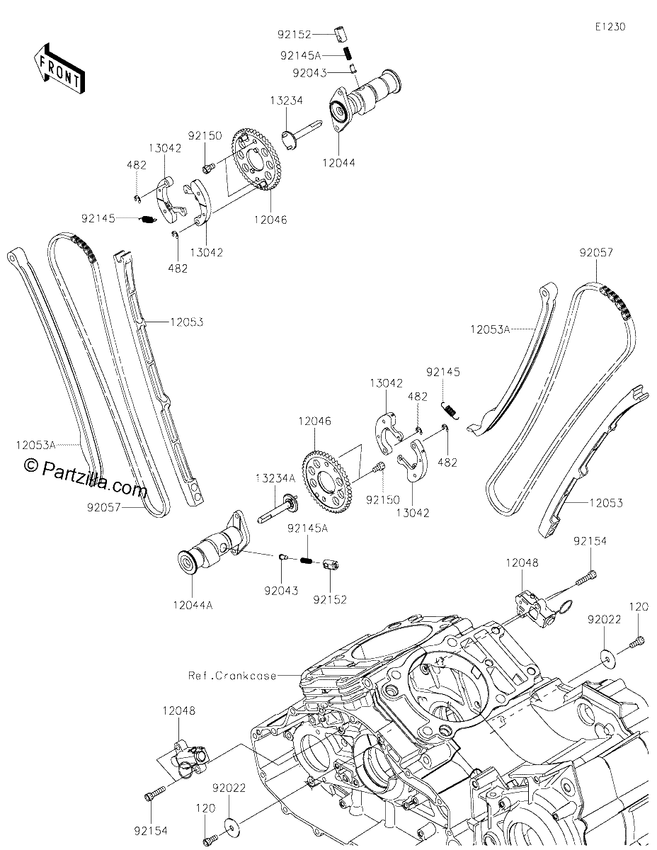 Diagrama de CAMSHAFT S TENSIONER