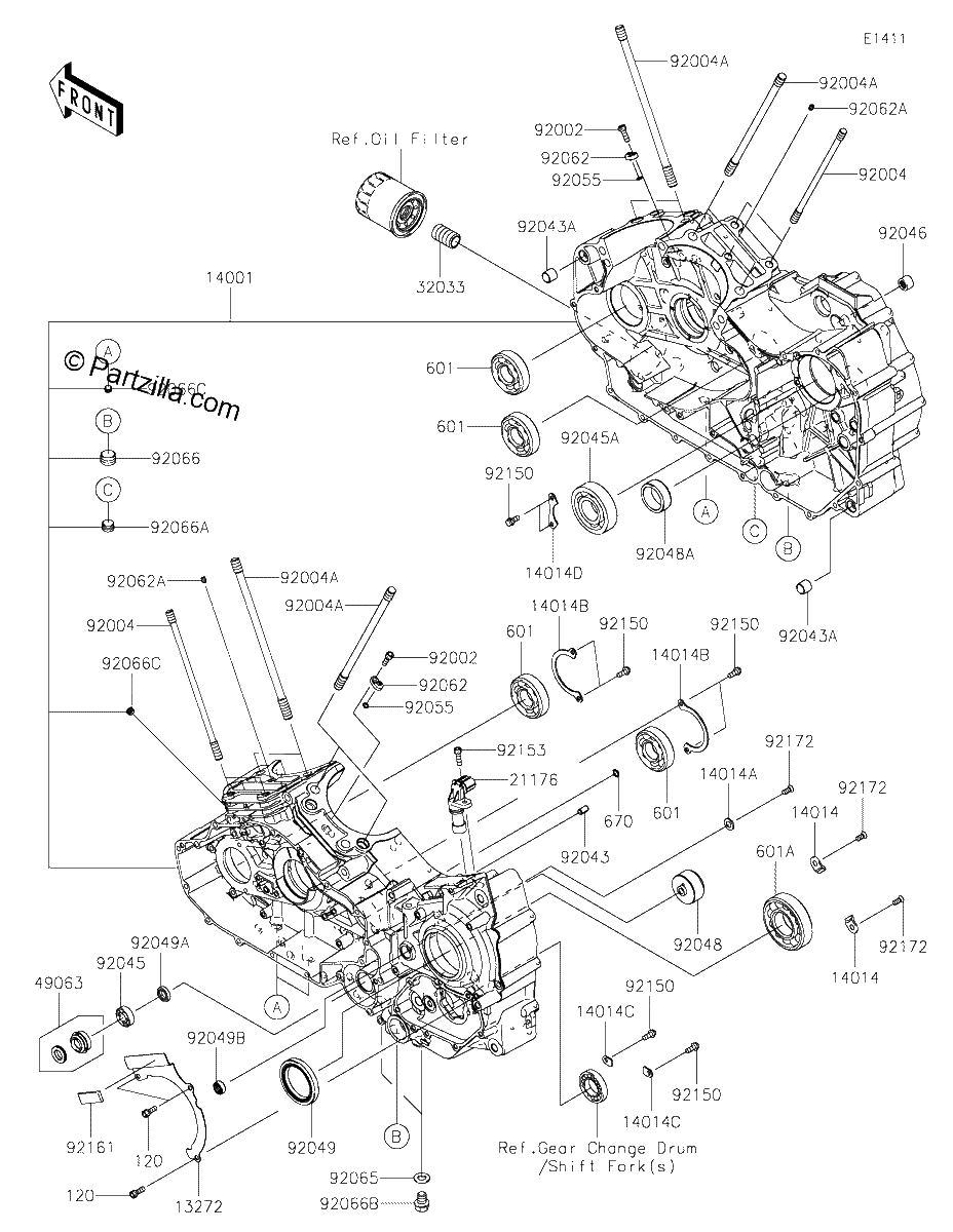 Diagrama de CRANKCASE