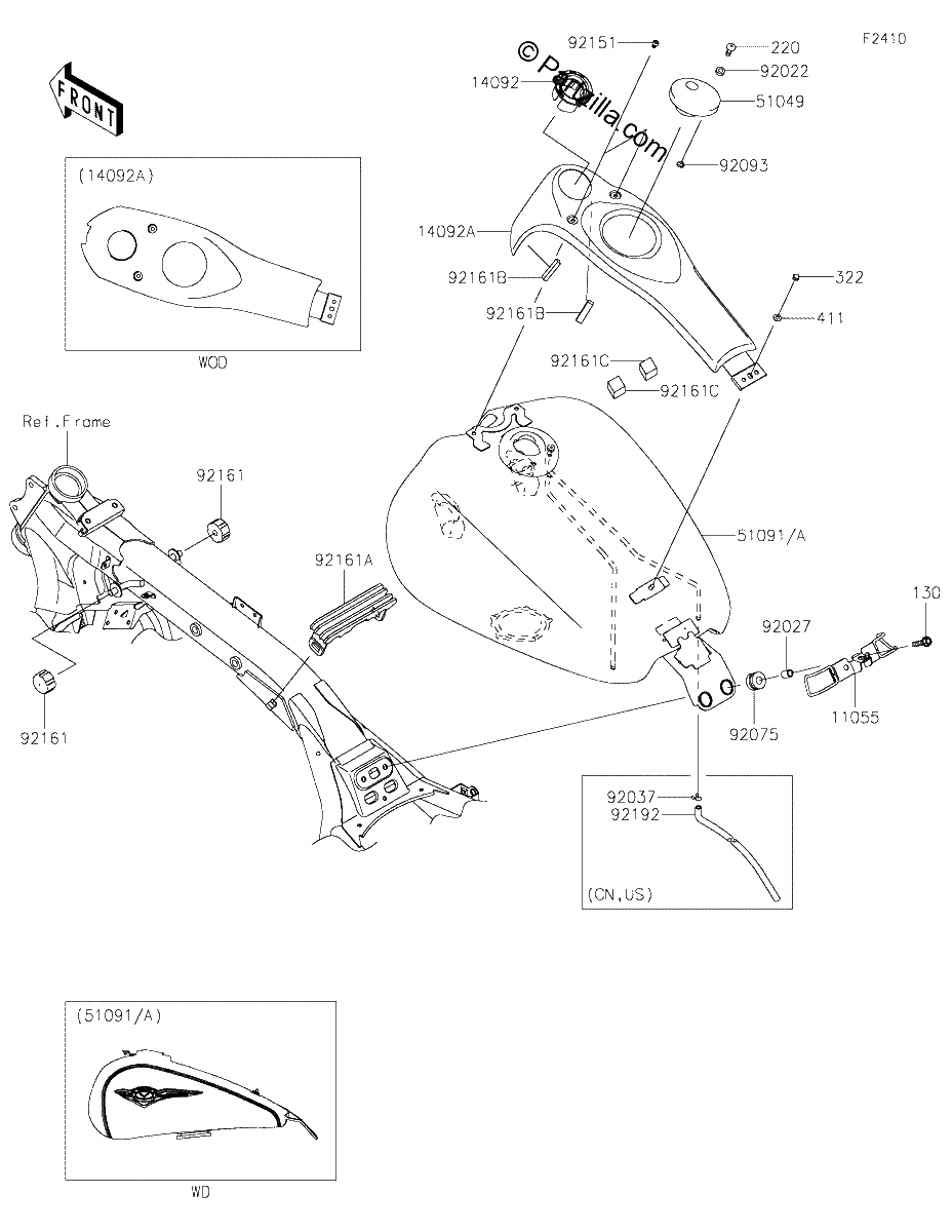 Diagrama de FUEL TANK