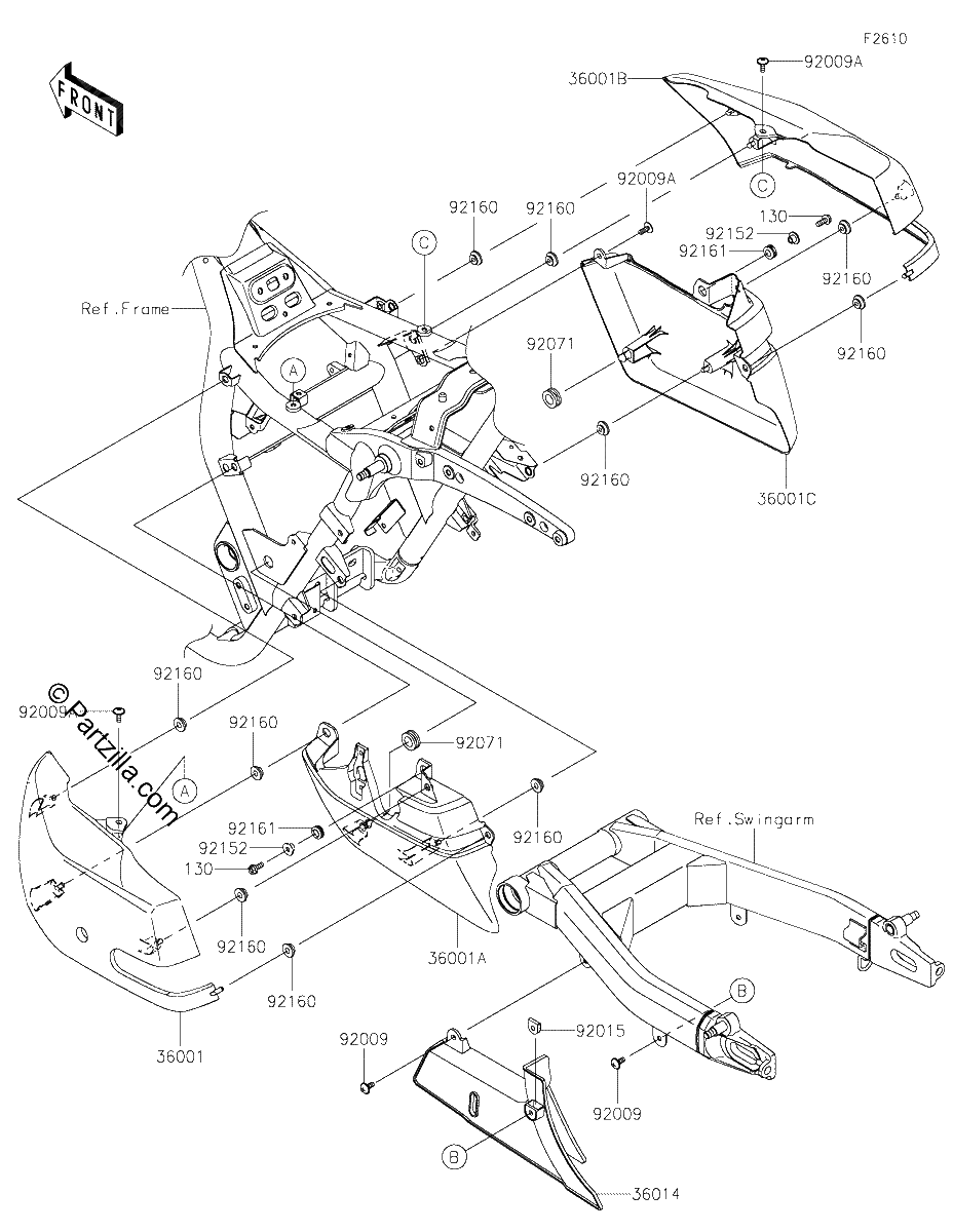 Diagrama de SIDE COVERS CHAIN COVER