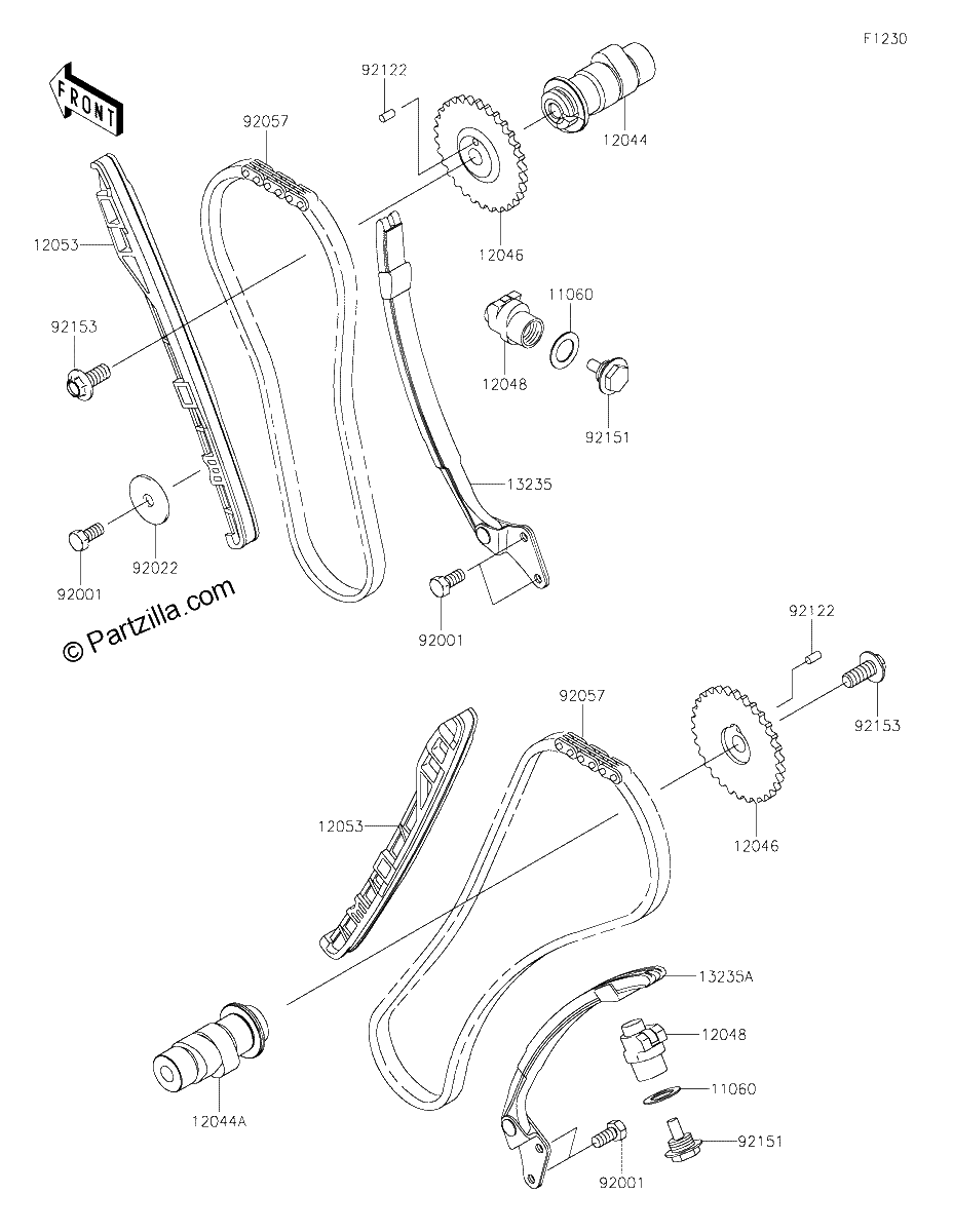 Diagrama de CAMSHAFT S TENSIONER