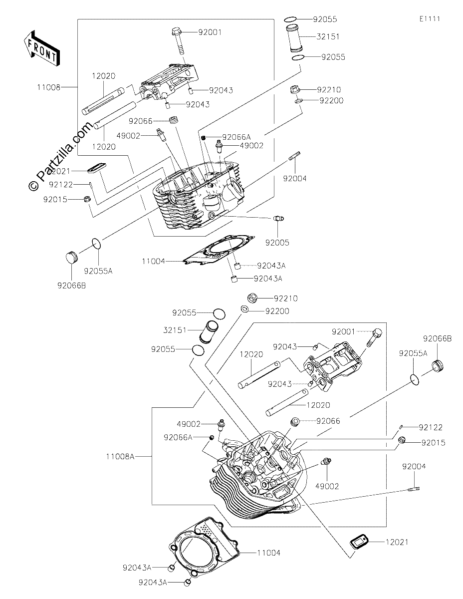 Diagrama de CYLINDER HEAD