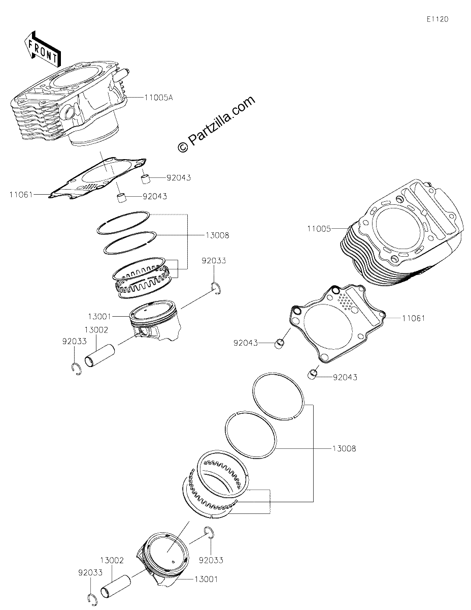 Diagrama de CYLINDER PISTON S