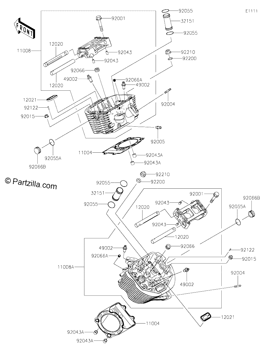 Diagrama de CYLINDER HEAD