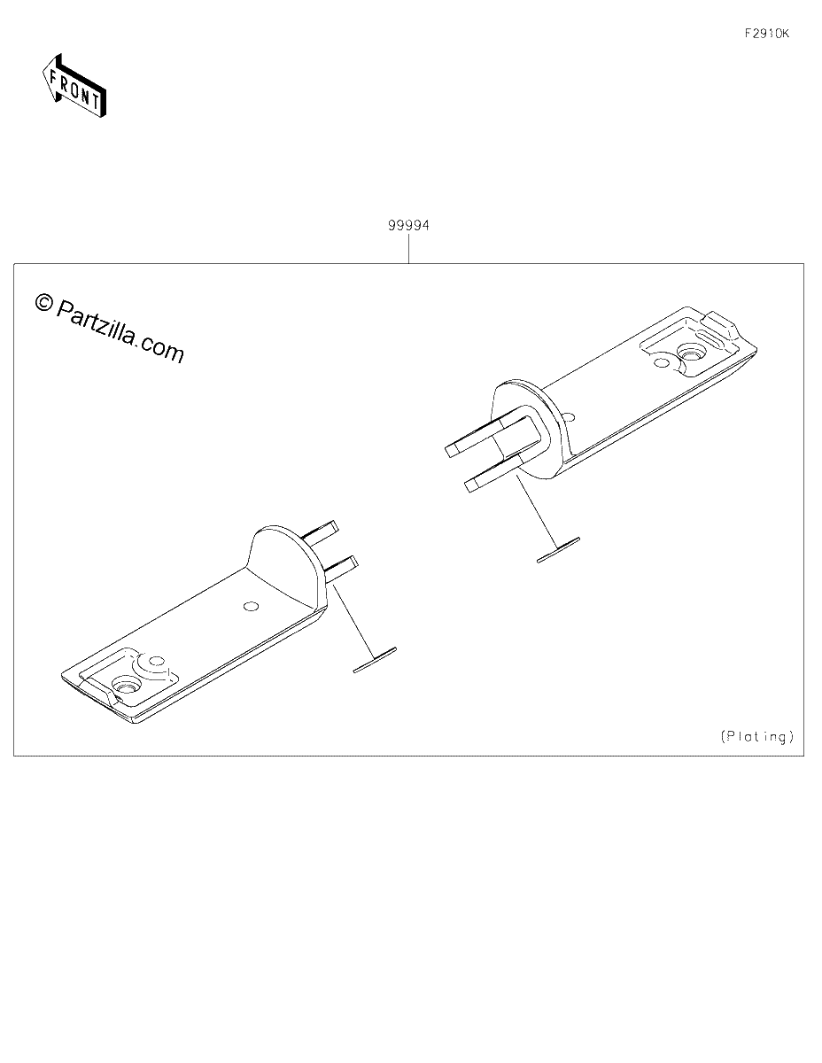 Diagrama de ACCESSORY FOOT PEG