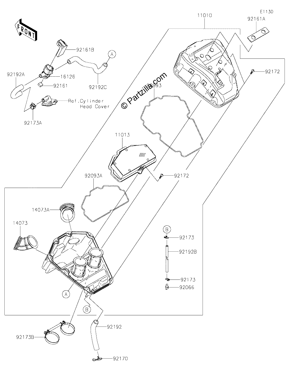 Diagrama de AIR CLEANER
