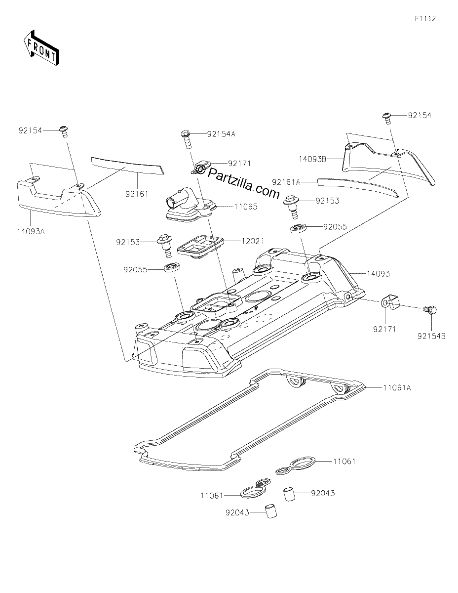 Diagrama de CYLINDER HEAD COVER