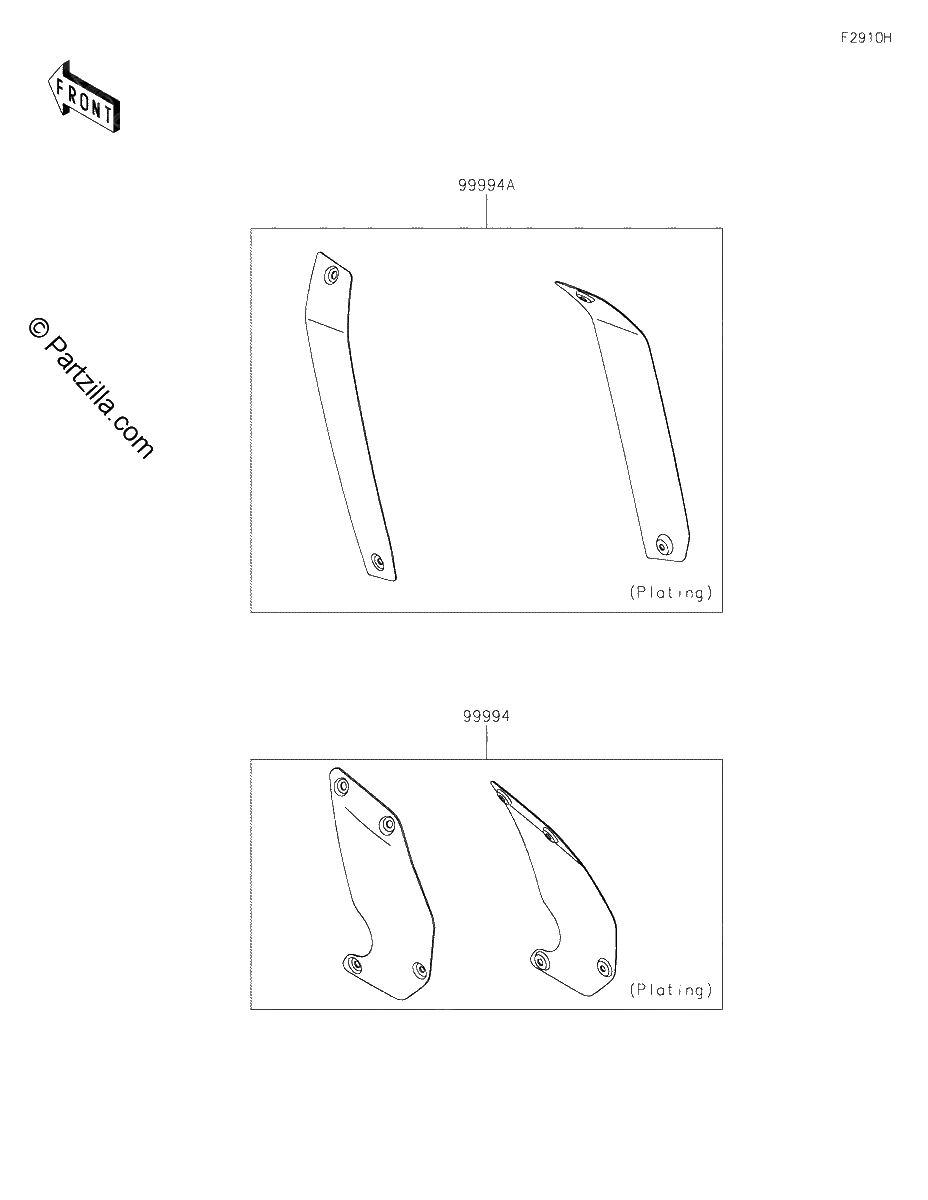 Diagrama de ACCESSORY OUTER COVER