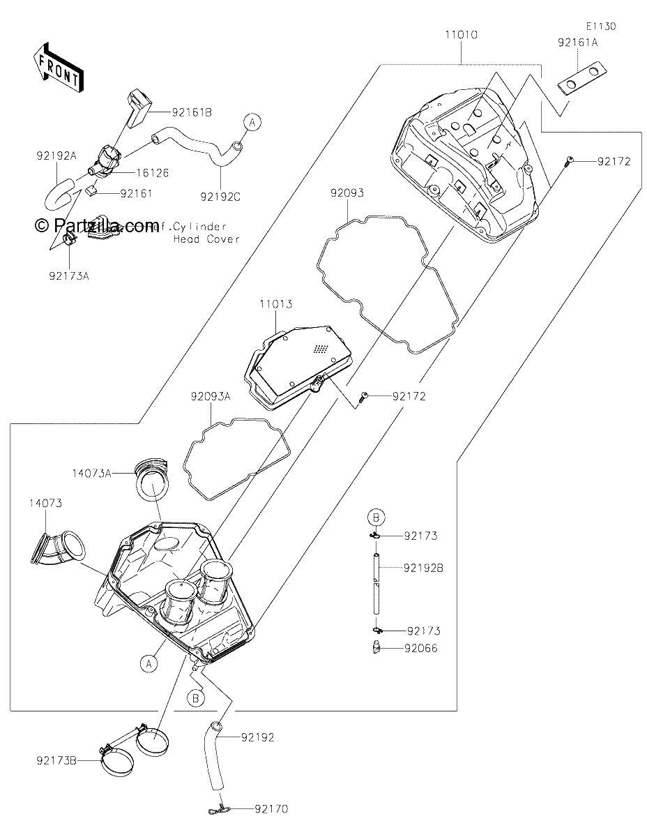 Diagrama de AIR CLEANER