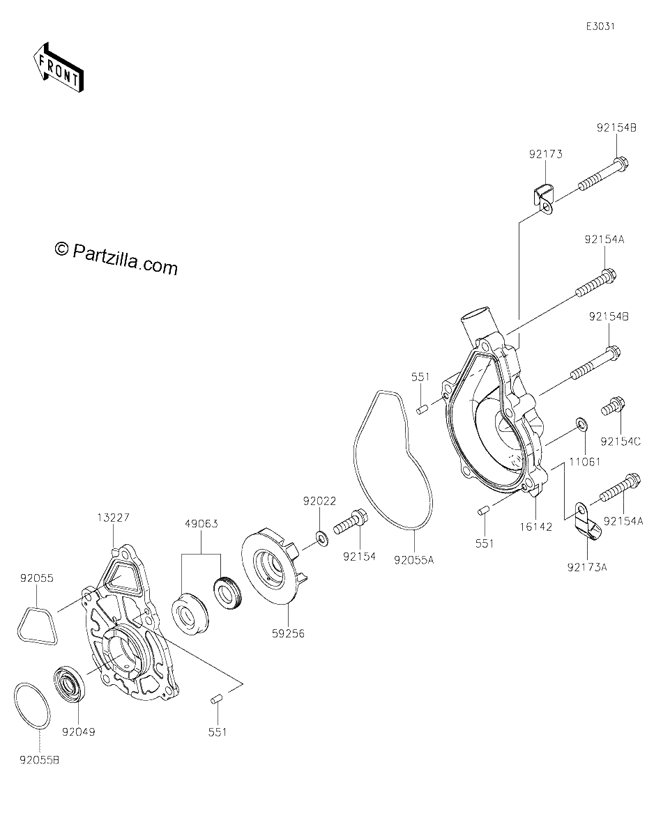 Diagrama de WATER PUMP