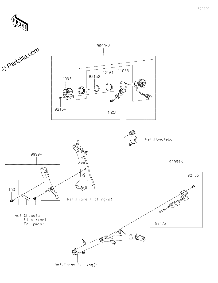 Diagrama de ACCESSORY HELMET LOCK ETC