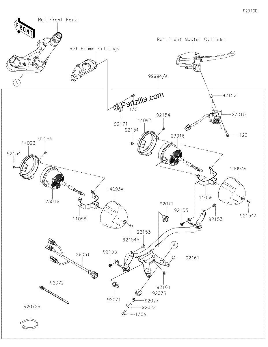 Diagrama de ACCESSORY SUB LAMP