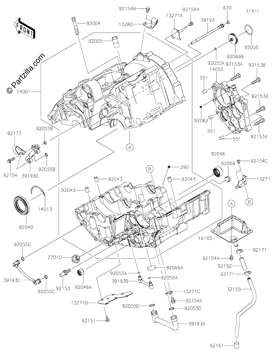 Diagrama de CRANKCASE
