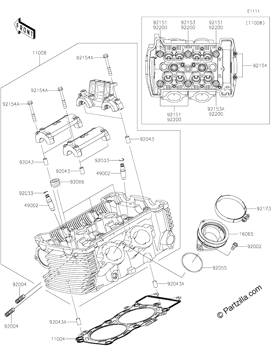 Diagrama de CYLINDER HEAD