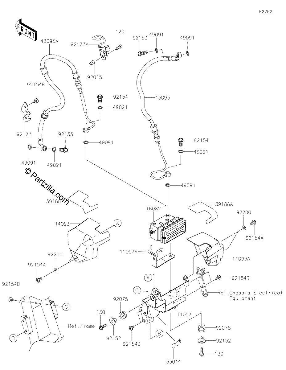 Diagrama de BRAKE PIPING