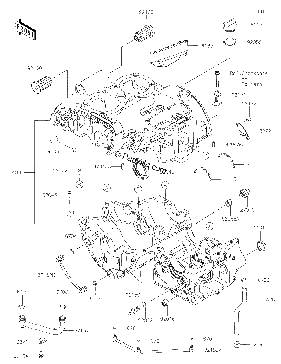 Diagrama de CRANKCASE