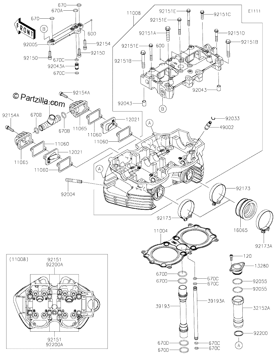 Diagrama de CYLINDER HEAD