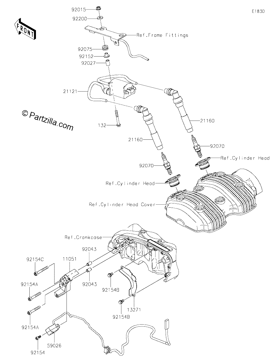 Diagrama de IGNITION SYSTEM