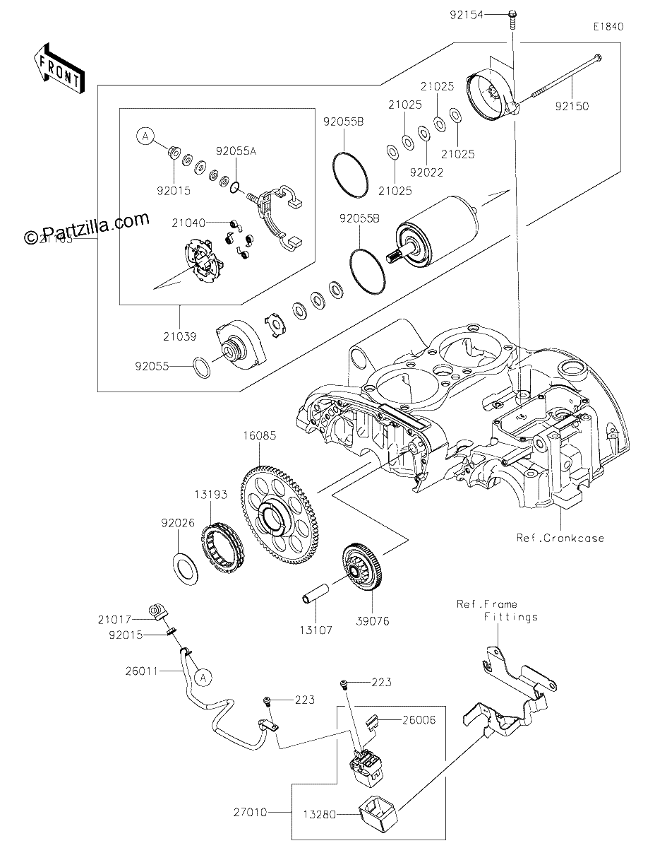 Diagrama de STARTER MOTOR