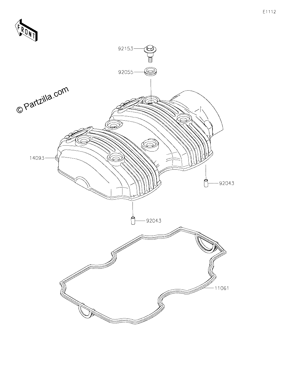 Diagrama de CYLINDER HEAD COVER