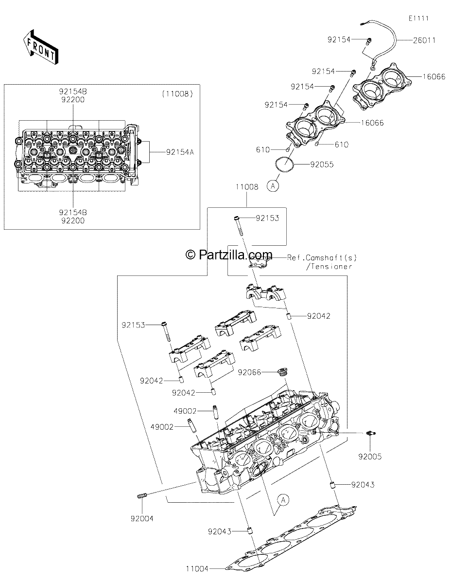 Diagrama de CYLINDER HEAD