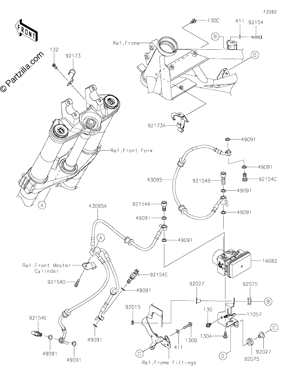 Diagrama de BRAKE PIPING