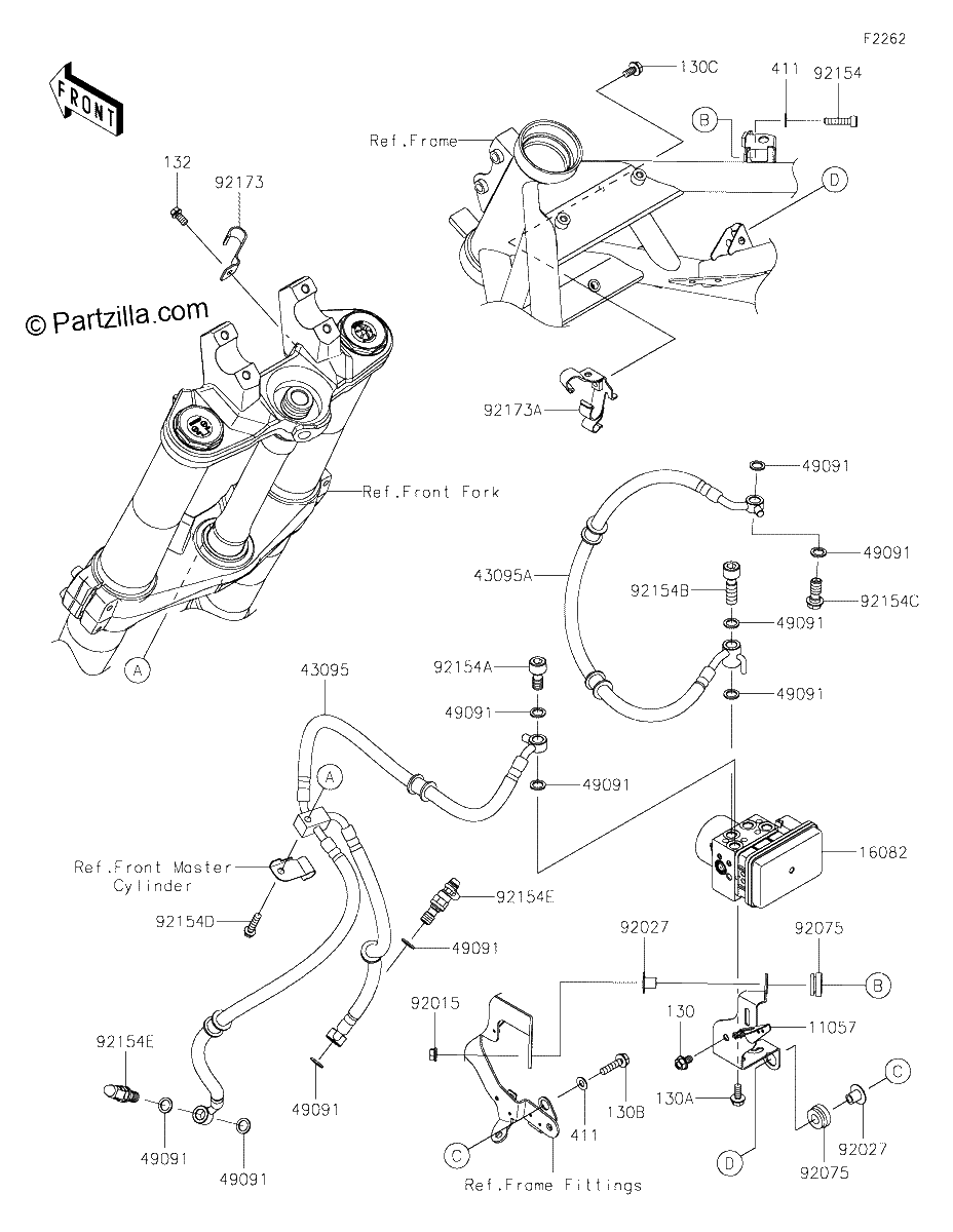 Diagrama de BRAKE PIPING
