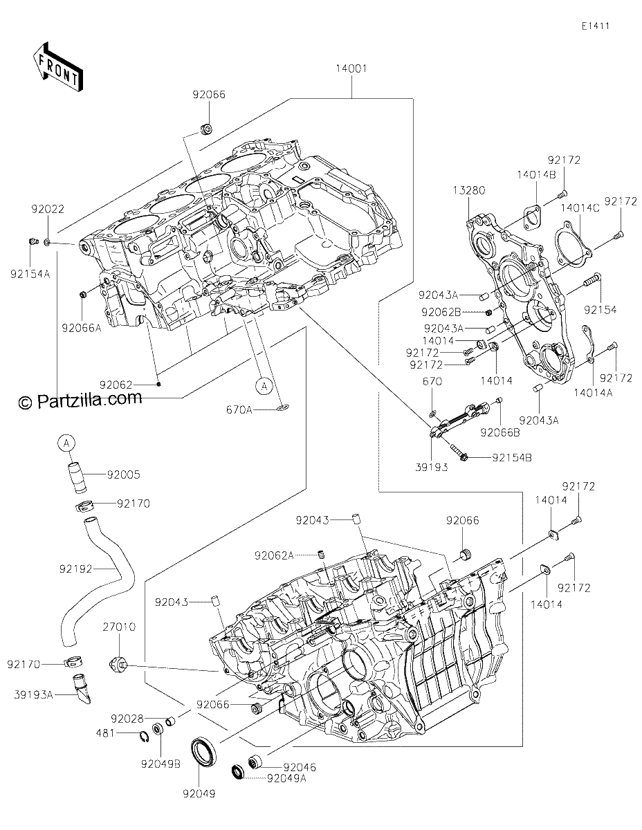 Diagrama de CRANKCASE