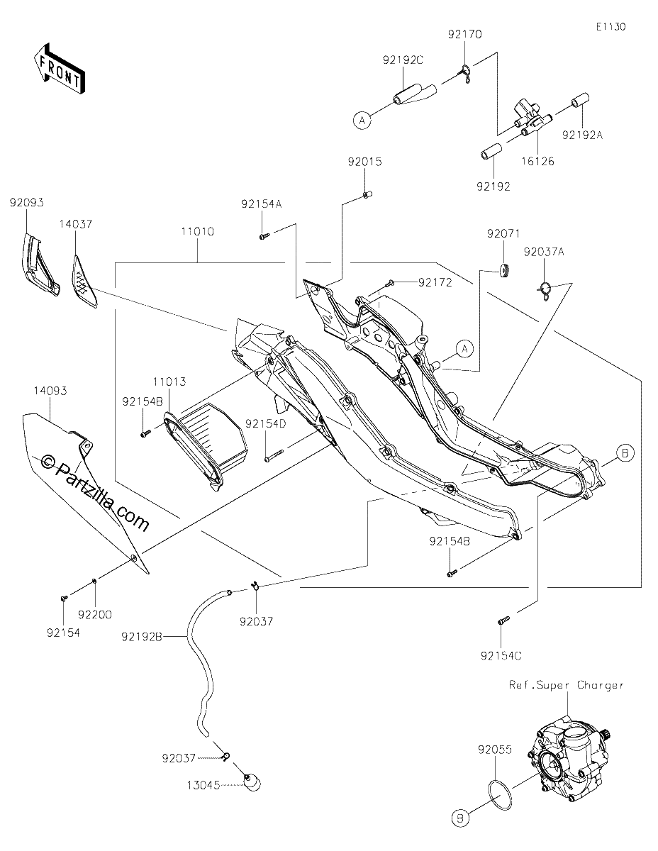 Diagrama de AIR CLEANER