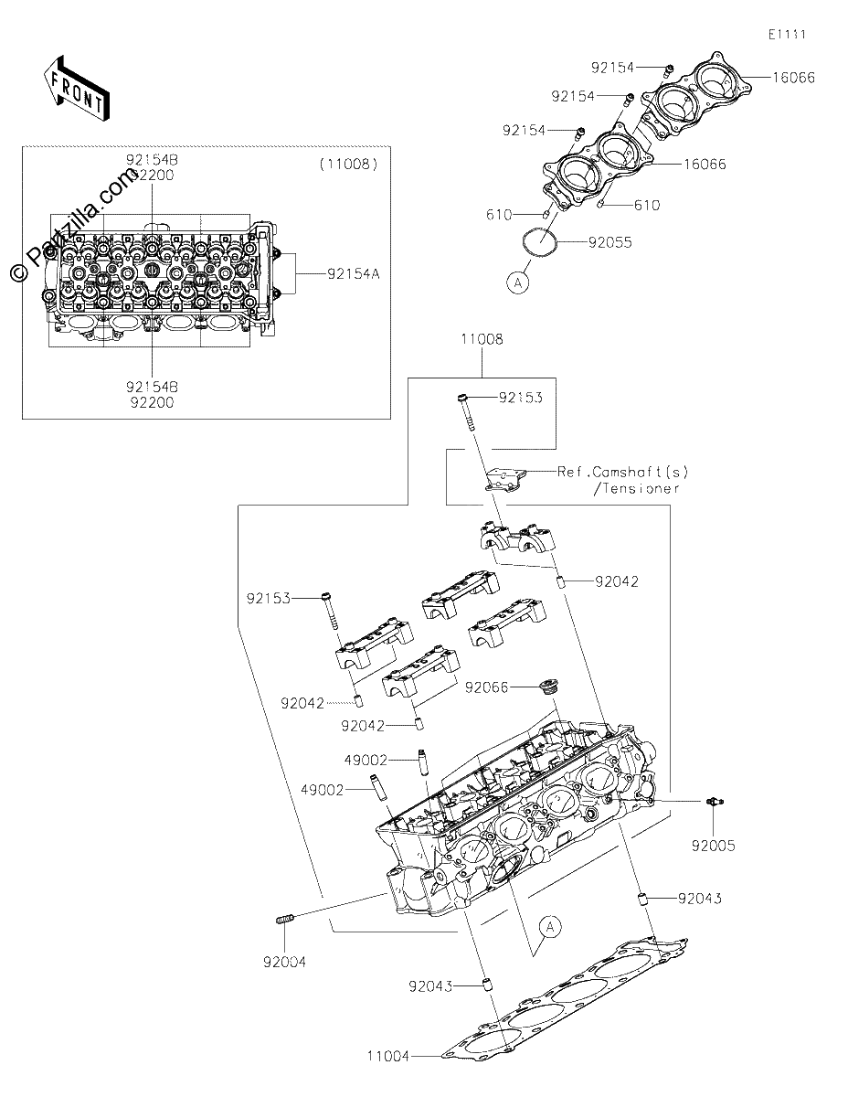Diagrama de CYLINDER HEAD