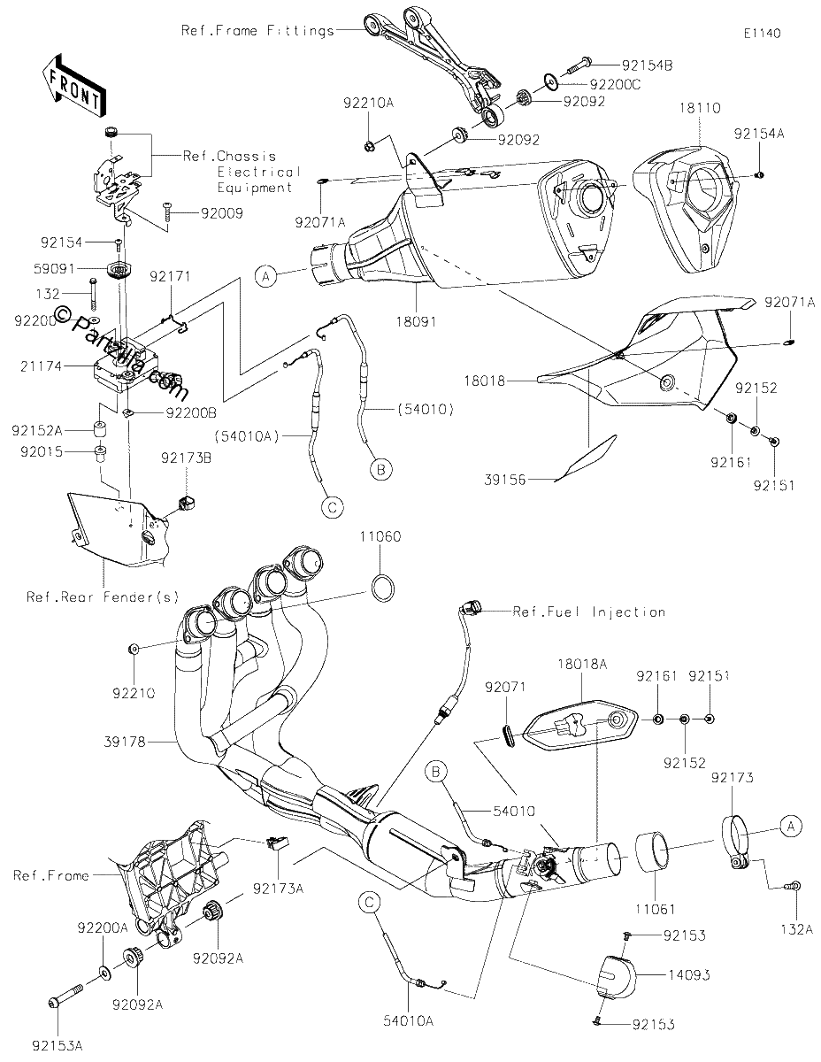 Diagrama de MUFFLER S