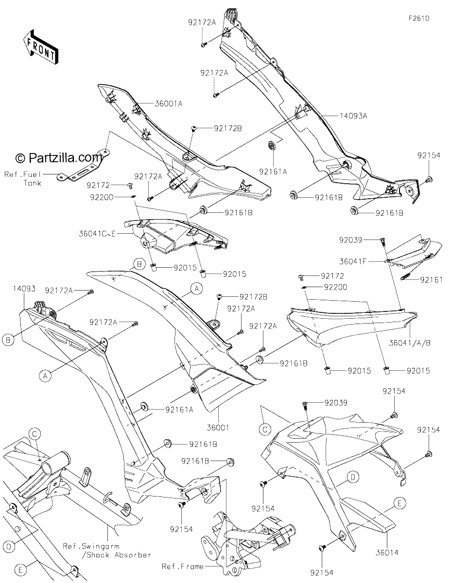 Diagrama de SIDE COVERS CHAIN COVER