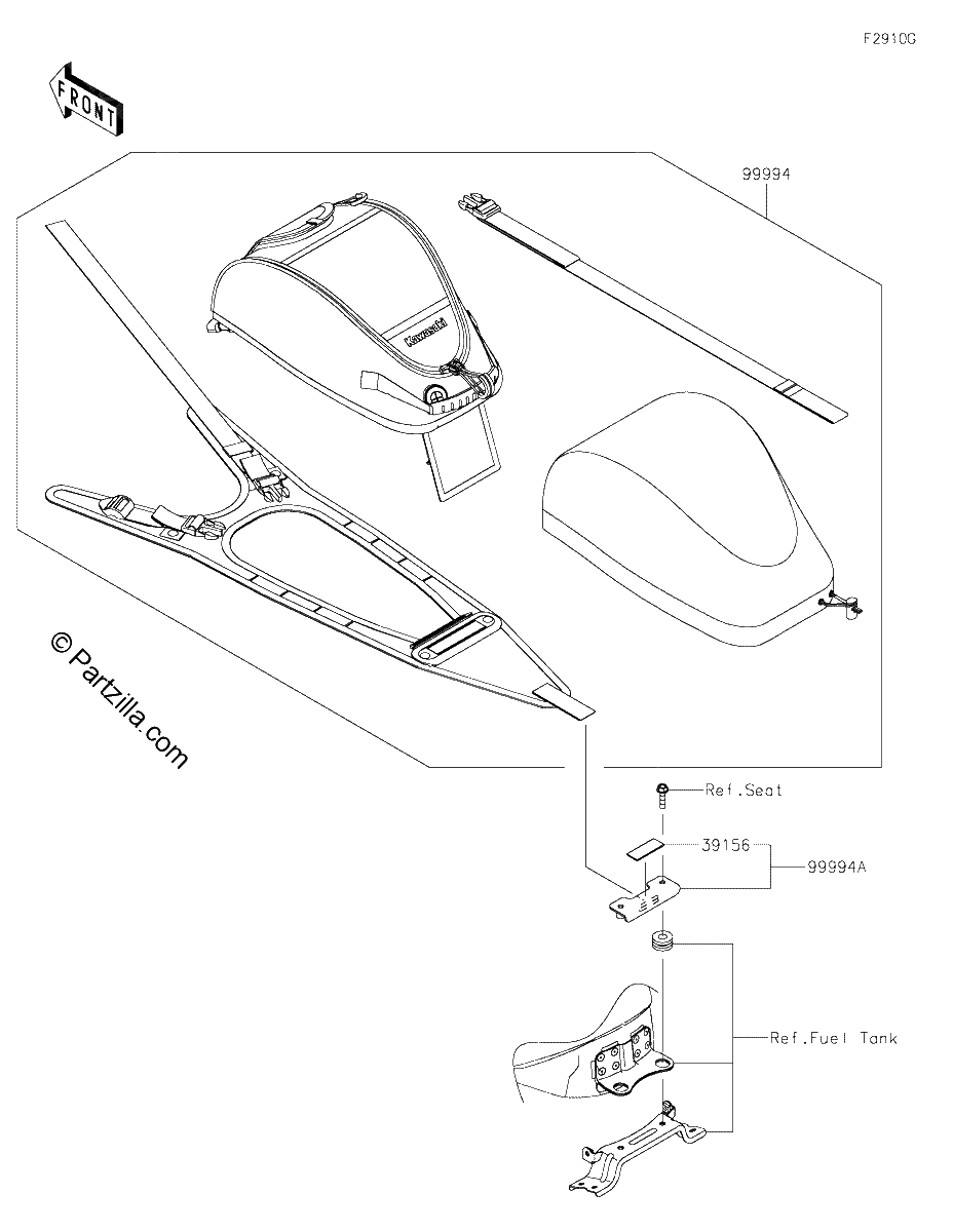 Diagrama de ACCESSORY TANK BAG