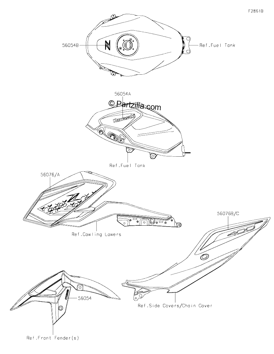 Diagrama de DECALS TEAL DMFNN DMFNL