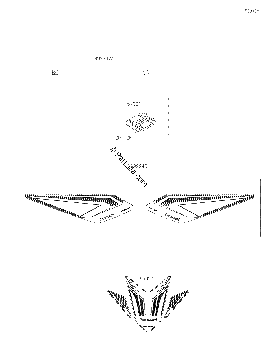Diagrama de ACCESSORY DECALS